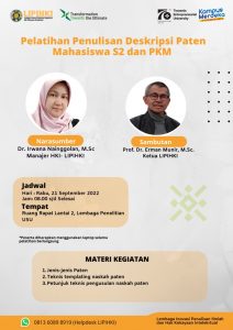 Read more about the article Pelatihan Penulisan Deskripsi Paten Mahasiswa S2 dan PKM