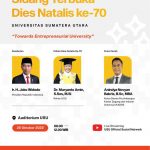 Sidang Terbuka Dies Natalis Ke-70 Universitas Sumatera Utara