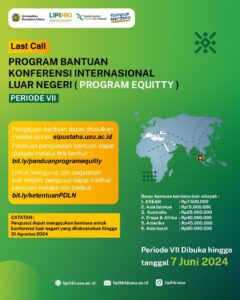 Read more about the article Program Bantuan Konferensi Internasional Luar Negeri (Program Equity)